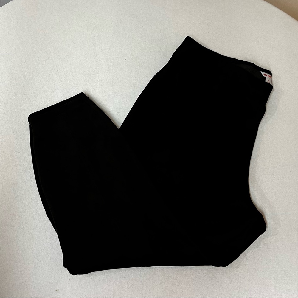2/$20 - NWOT Black Dressy or Casual Straight Leg Faux Suede Pants - fall weight